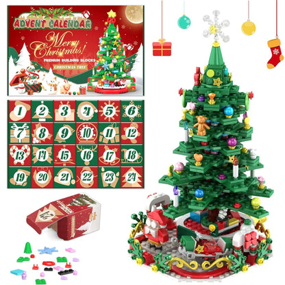 Kerstbouwstenen adventskalender