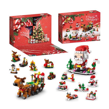 Kerstbouwstenen adventskalender