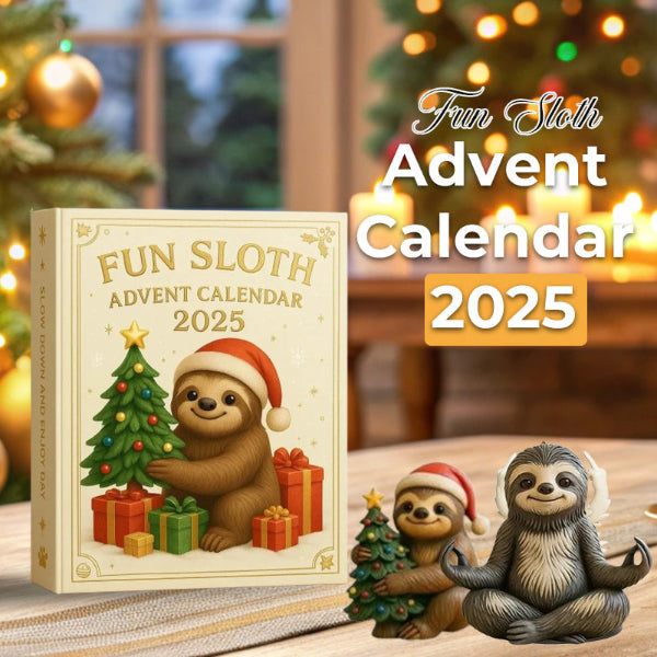 🦥🎄 Grappige Luiaard-Adventskalender 2025