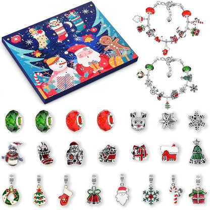 24 Dagen adventskalender kerstarmbandenset