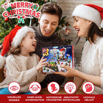 Kerstbouwstenen adventskalender