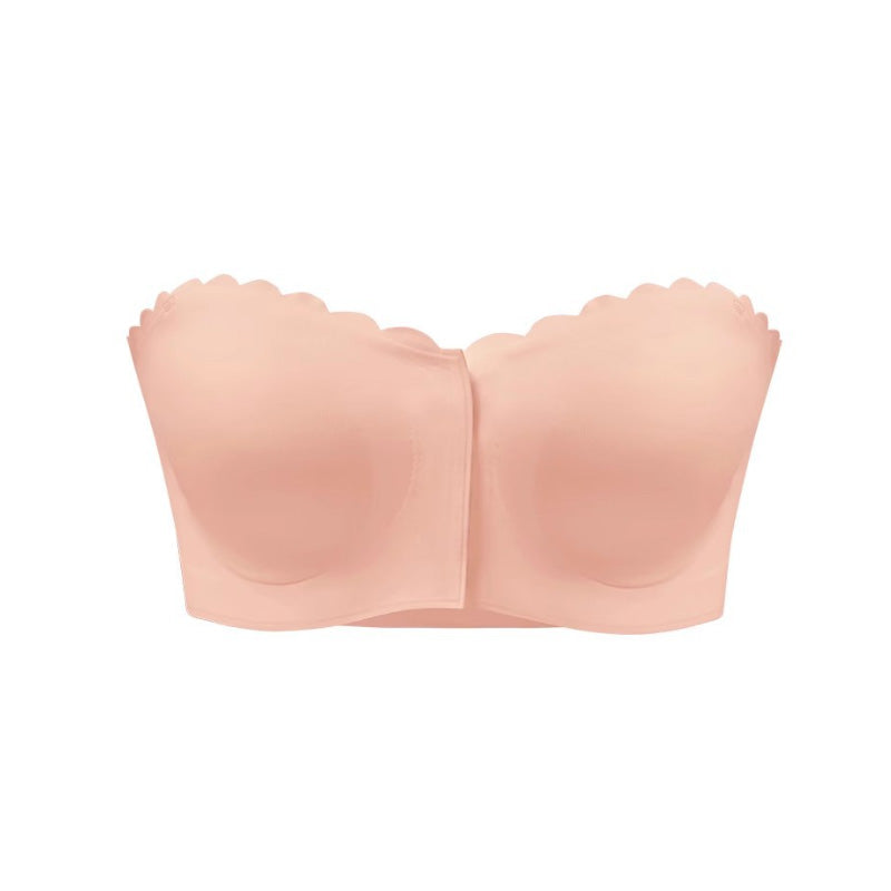 Strapless bh met effen print voor dames