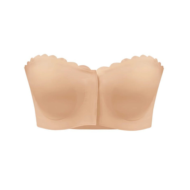 Strapless bh met effen print voor dames