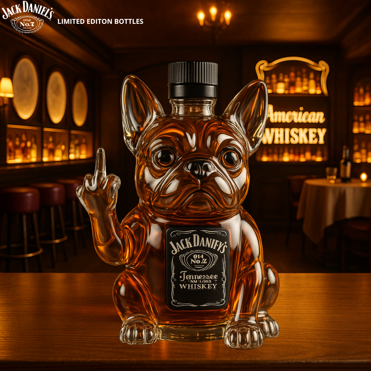 WhiskeyDyr™ fles - de beste whiskeyfles voor in huis!
