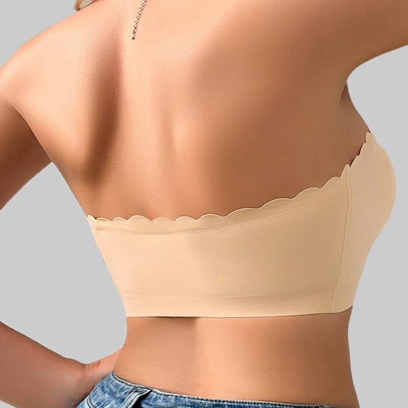 Strapless bh met effen print voor dames