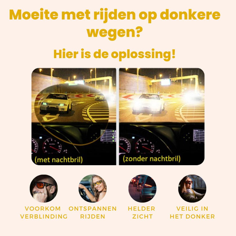 Nachtzicht bril - Veilig in het donker autorijden