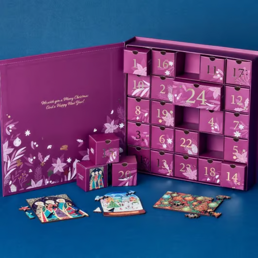 Kerstpuzzel adventskalender