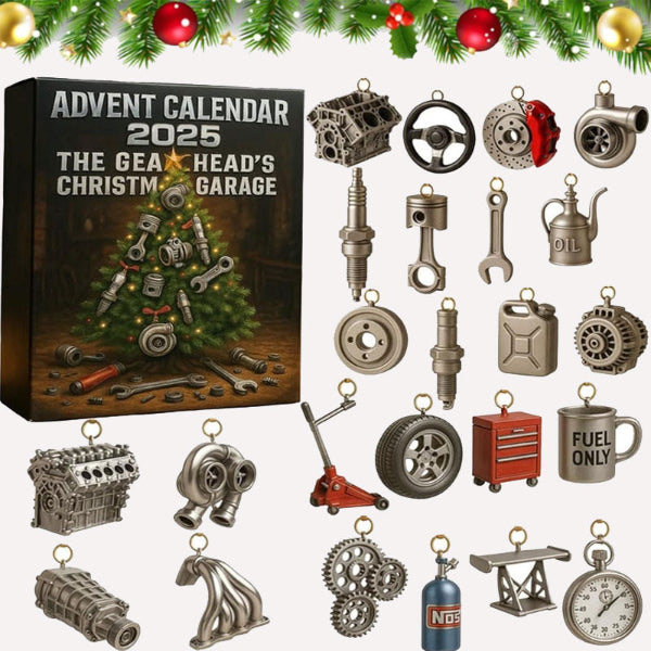 Gearheads Kerstgarage Adventskalender 2025 🔧🎄🚗