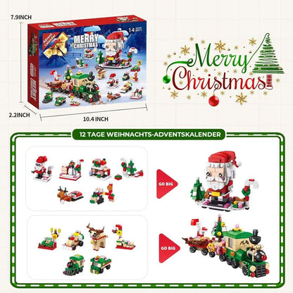 Kerstbouwstenen adventskalender