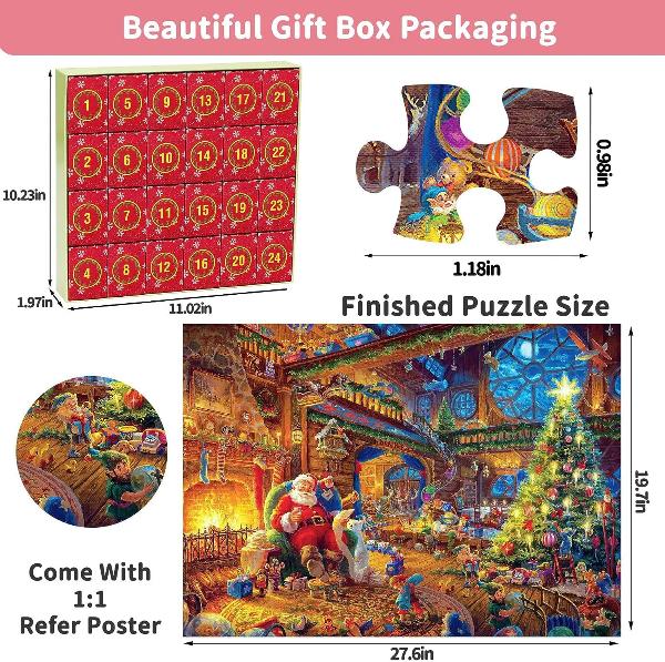 Luxe puzzel adventskalender