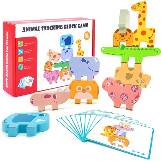 Animal stacking spel - stimuleer de zintuigen