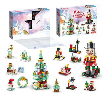 Kerstbouwstenen adventskalender