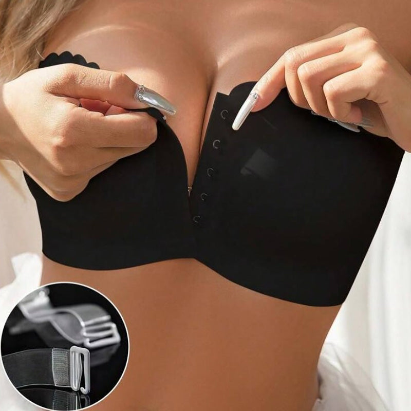 Strapless bh met effen print voor dames