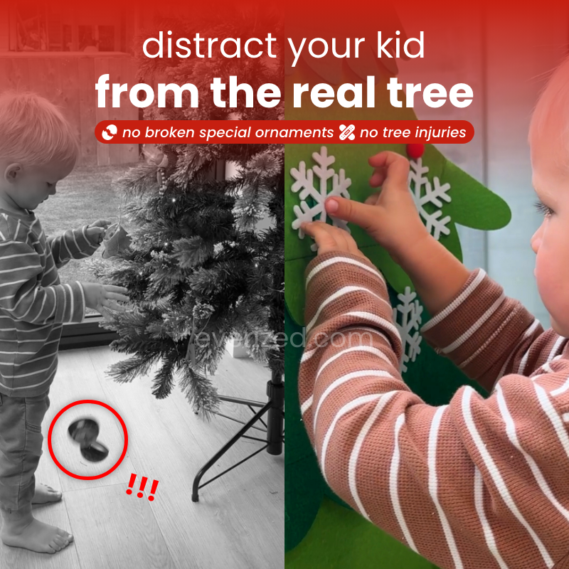 Vilten kerstboom | decoreer samen het huis🎄