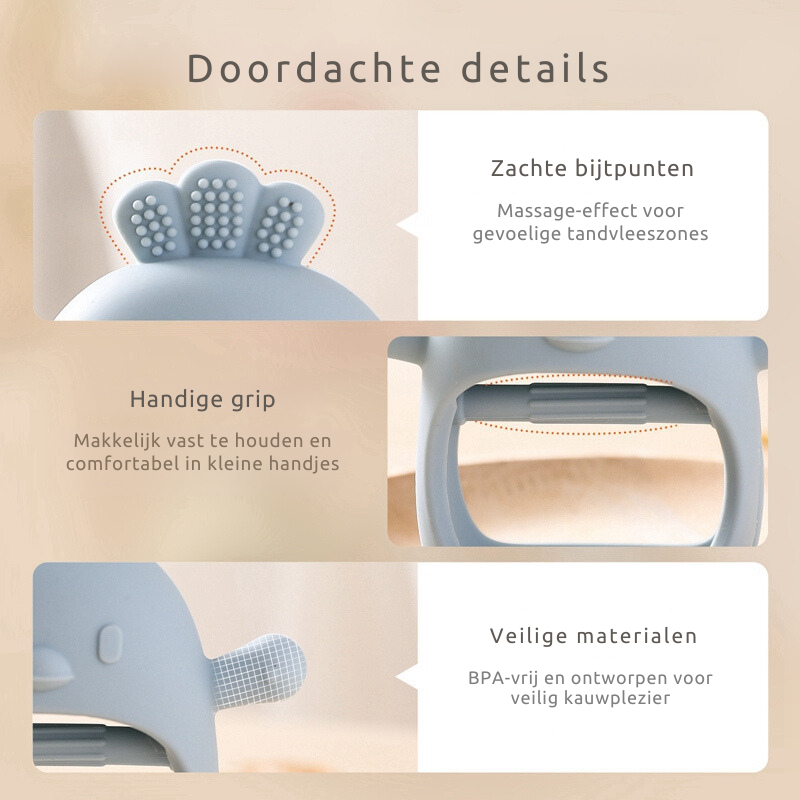 Baby bijthandschoen