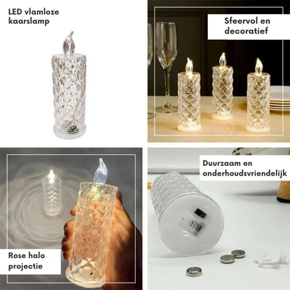 CrystalFlame™ - luxueze sfeerlampen
