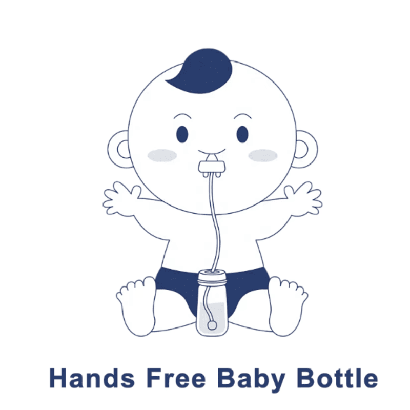 Meilou - Hands Free Baby Bottle