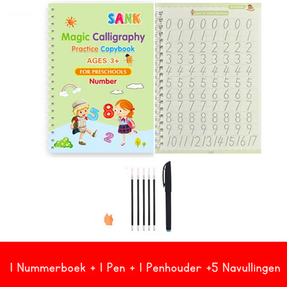 Oefenboek - Leer schrijven, rekenen of tekenen!