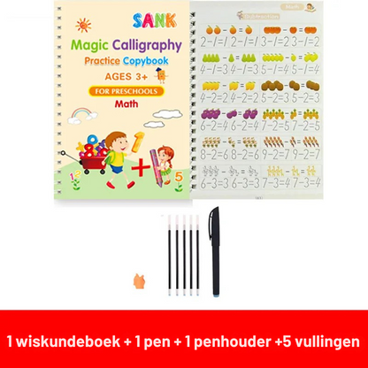 Oefenboek - Leer schrijven, rekenen of tekenen!