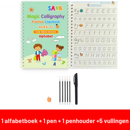 Oefenboek - Leer schrijven, rekenen of tekenen!