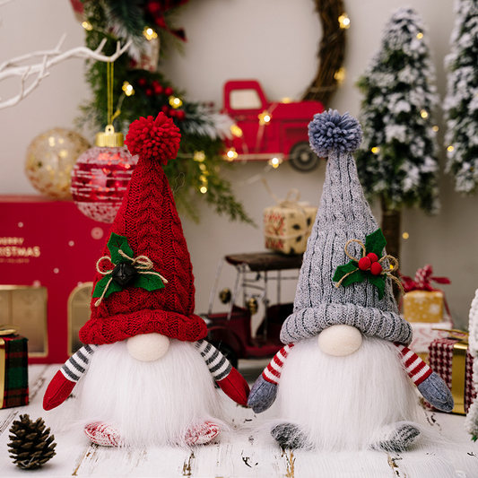 Lichtgevende gnome kerstmannen