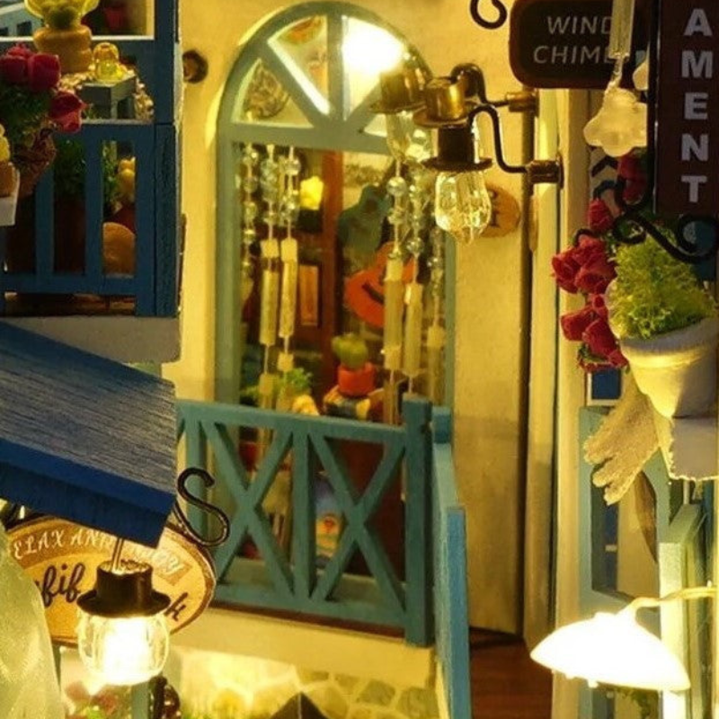 DIY Book Nook - Sea Breeze Mediterranean