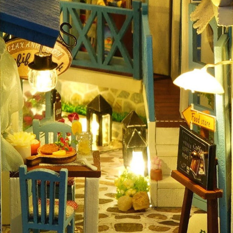 DIY Book Nook - Sea Breeze Mediterranean