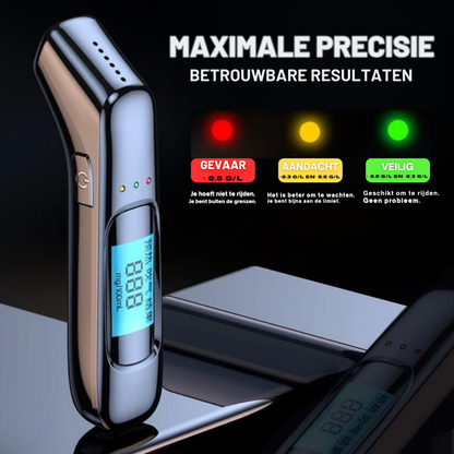 Professionele blaastest - altijd veilig onderweg!