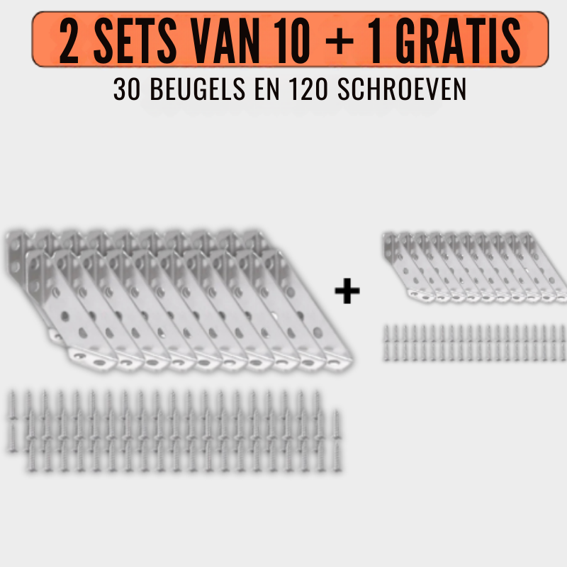 CornerFix Pro - Universele roestvrijstalen hoekverbinding