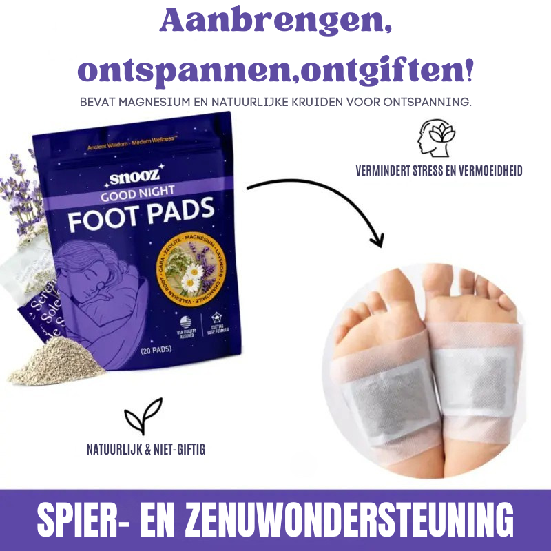 Detox sleep pads | gun jezelf een goede nachtrust