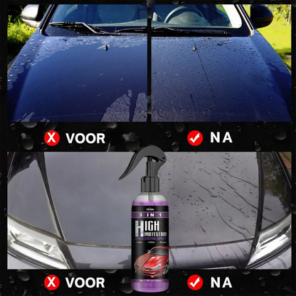 3-in-1 snelle autolakspray met h-j bescherming