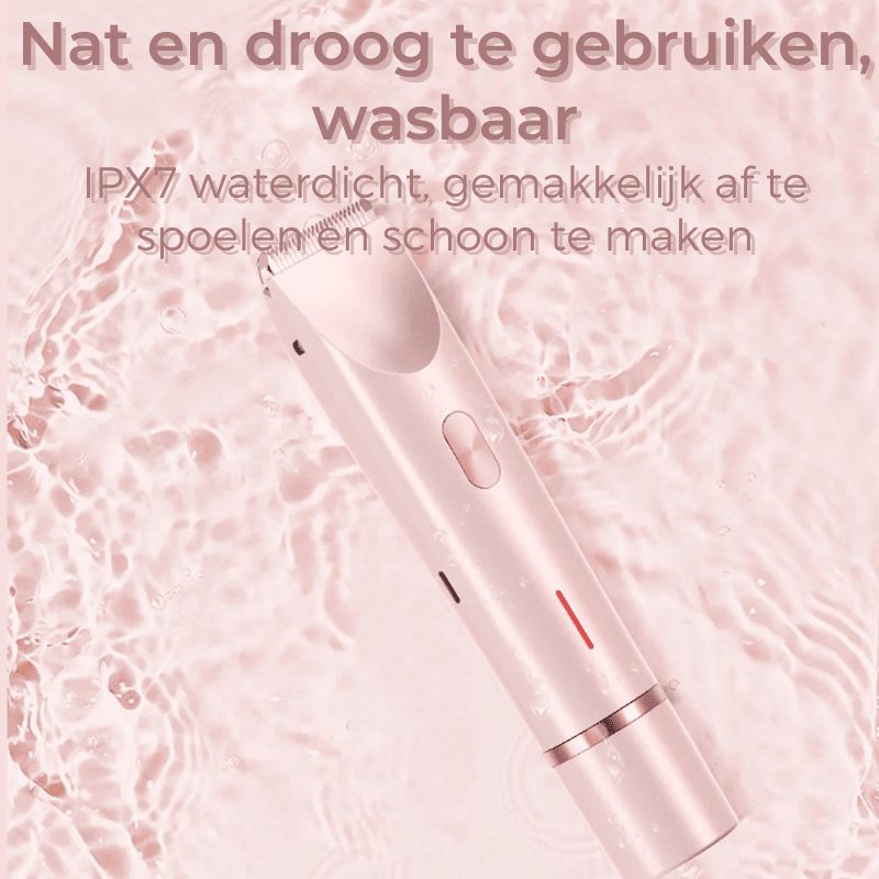 TrimFijn | 2 in 1 pijnloze bikini- en gezichtshaartrimmer