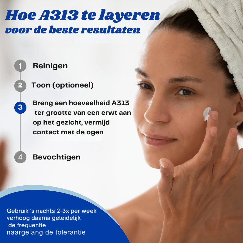 A313 - krijg een stralende jeugdige huid zonder irritaties