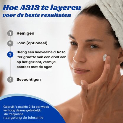 A313 - krijg een stralende jeugdige huid zonder irritaties