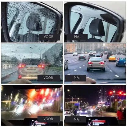 Olieafstotende film voor autoruiten