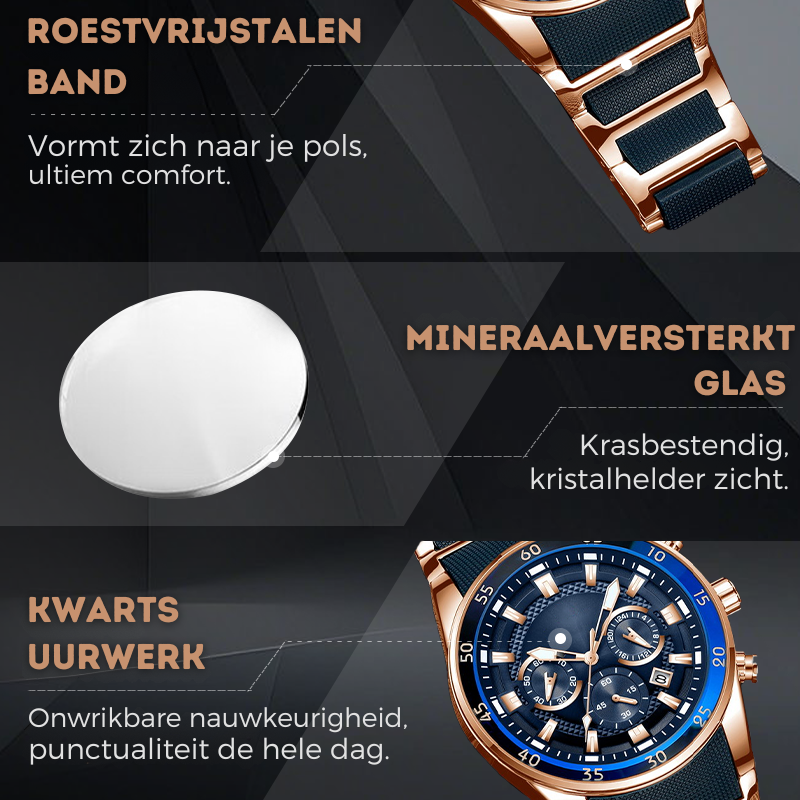 Waterdicht herenhorloge