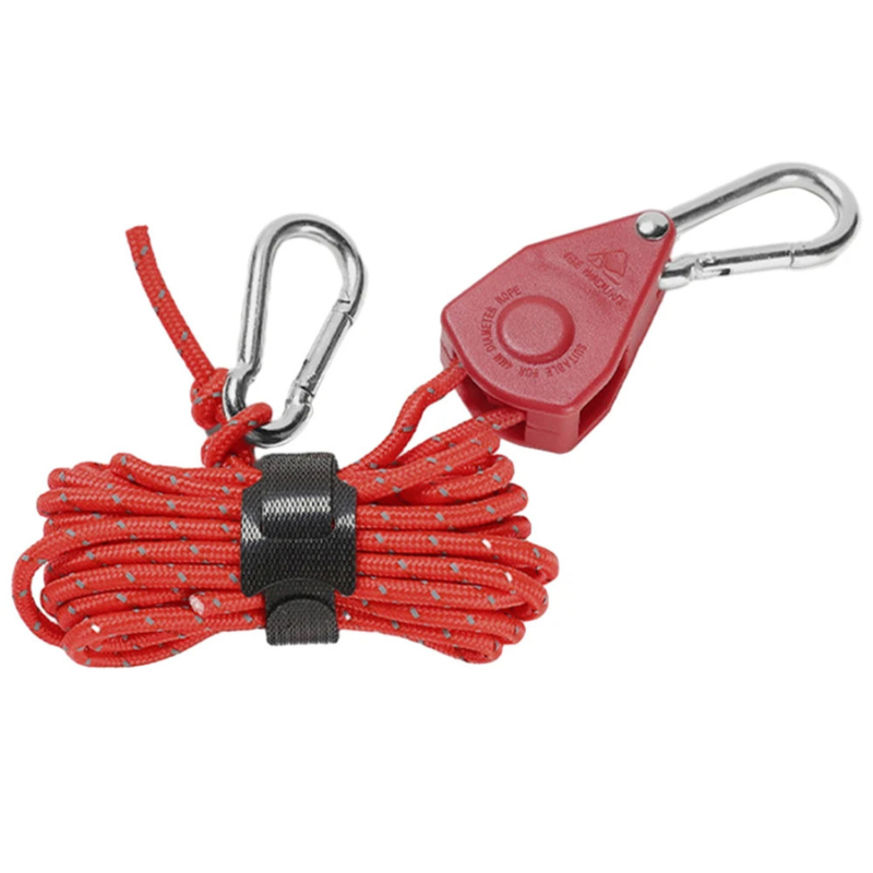 CampingRope - Campingtouw met verstelbaar katrol