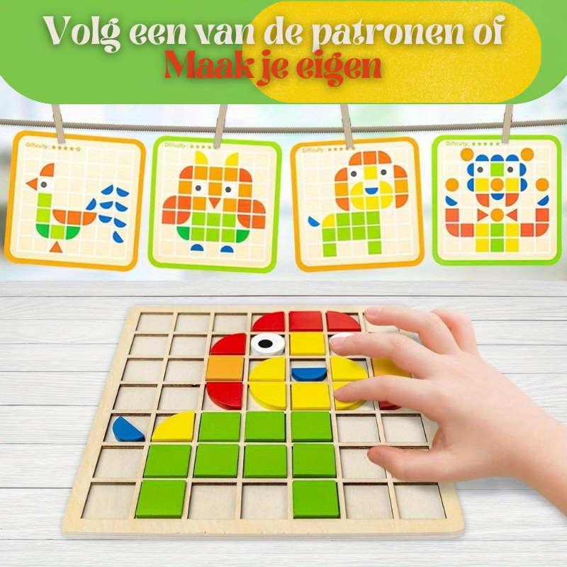 Mozaïek puzzel - spelend ontwikkelen