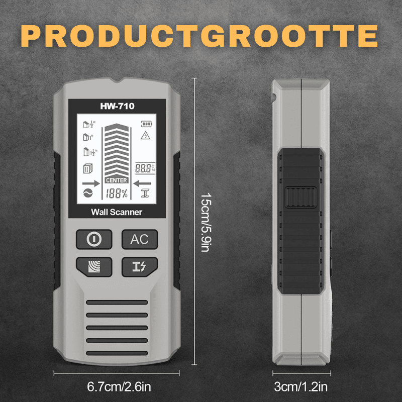Wanddetector - weet waar je moet boren!
