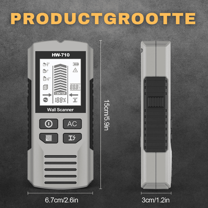 Wanddetector - weet waar je moet boren!
