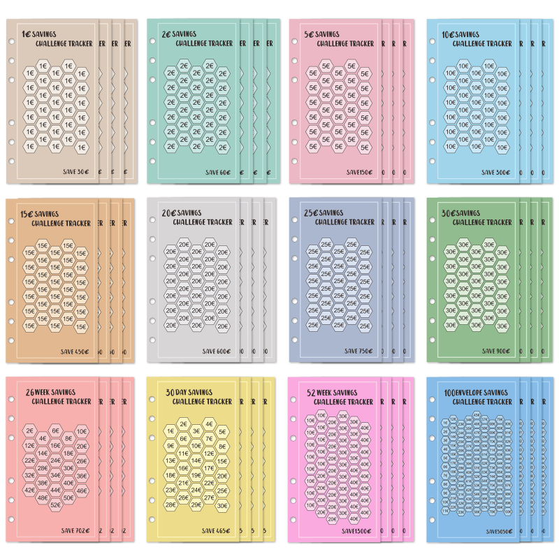 100 enveloppen spaar challenge