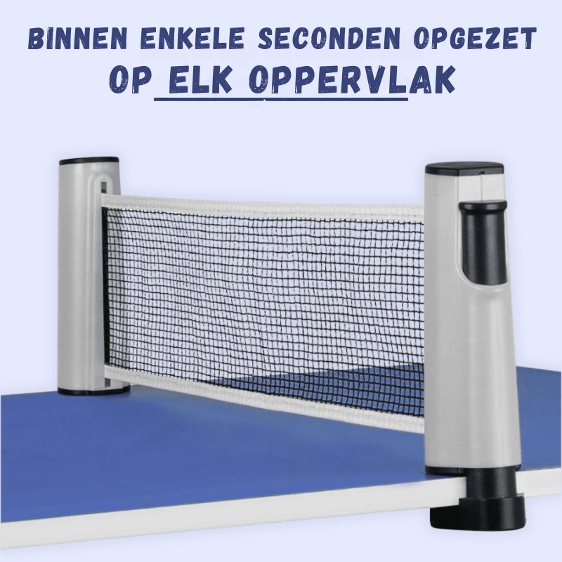 Portable pingpong set