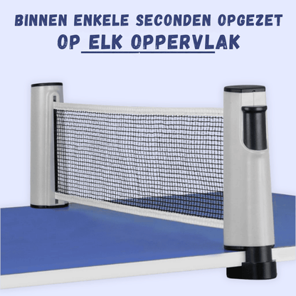 Portable pingpong set