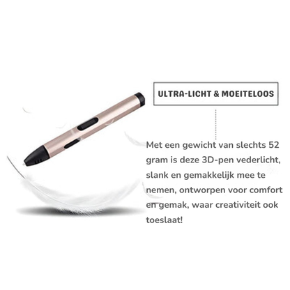 "4de Generatie" 3D kleurpen | 3D printing Pen