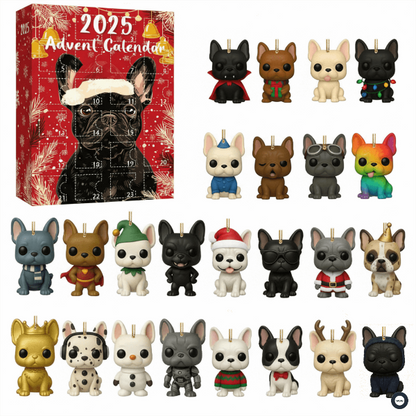 🌲 Kerstcadeau – 2025 Grappige Honden Adventskalender