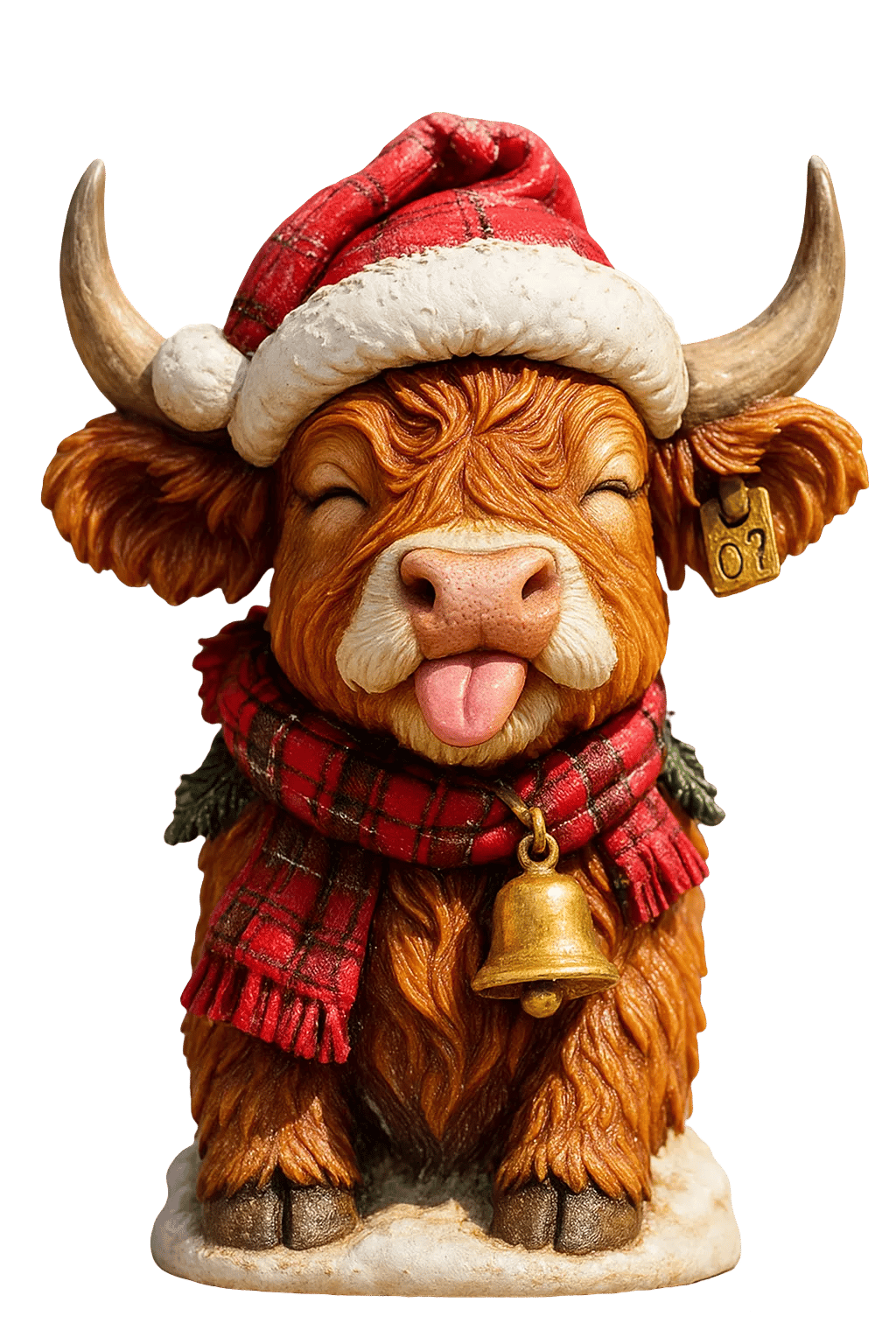 🐮 Hooglander Adventskalender 2025 🎄✨– Handgemaakte 3D-pop met Hooglander (24 onderdelen)