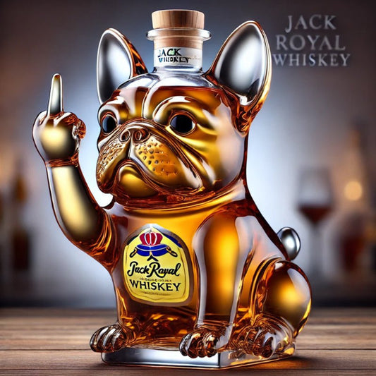 🐶🥃 Dog Whiskey Bottle