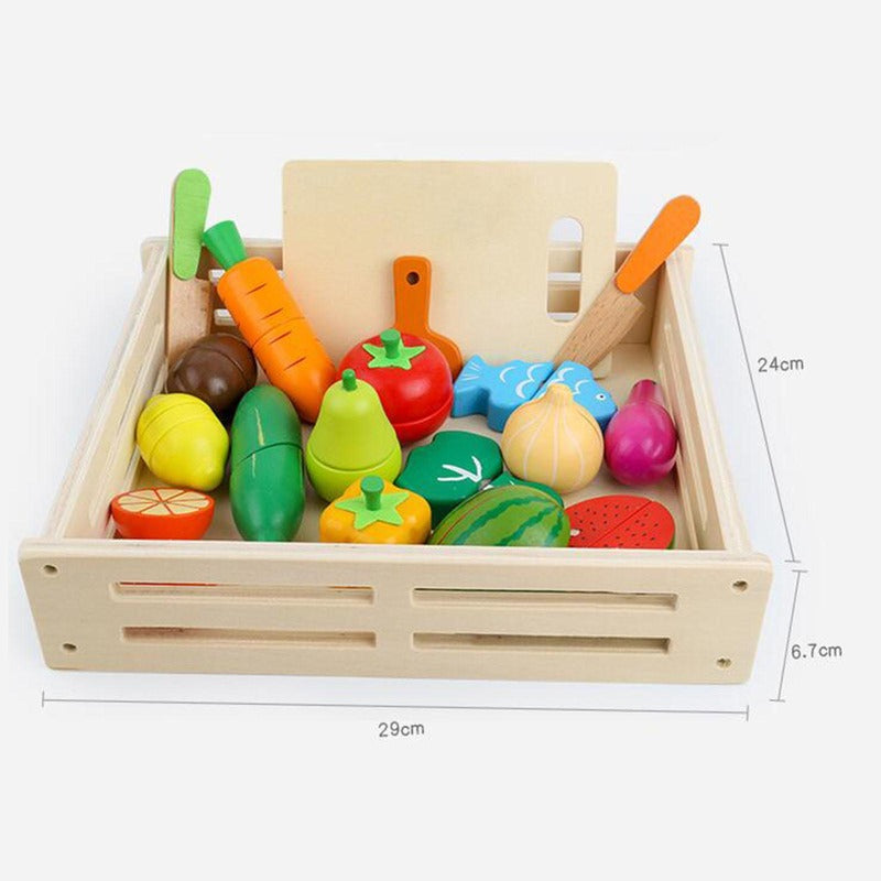 Meilou - educatief groente en fruit kistje