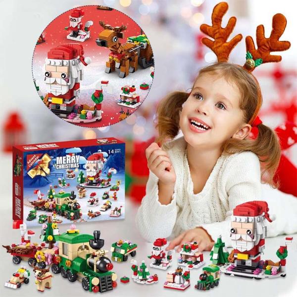 Kerstbouwstenen adventskalender