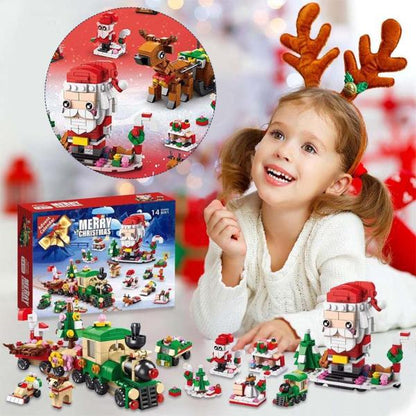 Kerstbouwstenen adventskalender